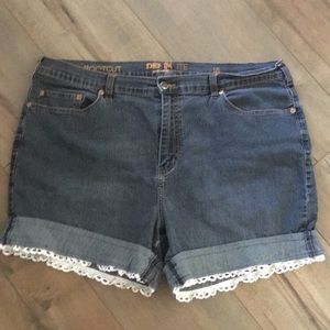 Handmade Custom denim shorts size 18 Avenue